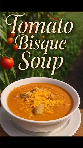 Delicious & Amazing Tomato Bisque Soup!