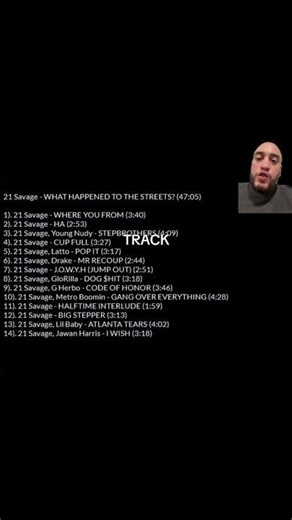 Drake on 21’s new album #drake #21savage #rap #raptok #fyp