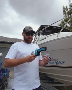 🚨 The ULTIMATE all-in-one Boat Wash Gun and Engine Flush Kit. 🧼 Cleaning your boat or jetski just got easier! Our new compact captain's musket comes with: ✓ 2-in-1 Functionality - clean your boat and flush your engine all with the same device. ✓ No pre-mixing, no bubbly mess - just add the salt wash and you're good to go. ✓ Salty Captain's world-renowned three-step wash remains - simply Spray, Rest (/enjoy a bevvy), Rinse and you're done. ✓The new design also allows for greater foam coverage! 