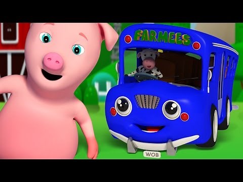 Wheels On The Bus Go Round And Round | Famous Nursery Rhymes | Baby Songs by Farmees