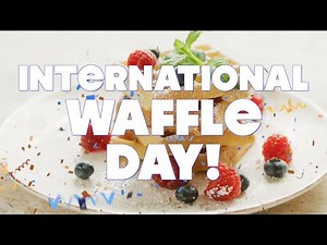 Happy International Waffle Day | March 25th | Kevin's Easy Waffle Recipe