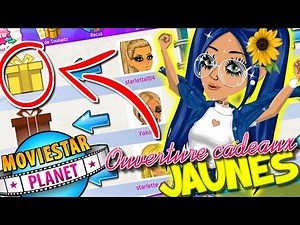 J'OUVRE LES CADEAUX DE COULEUR JAUNE SUR MSP !!
