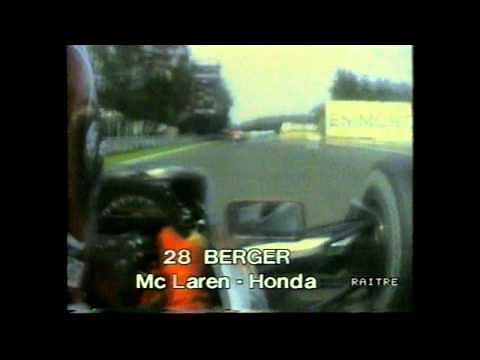 25 min Berger on board McLaren chasing Senna Monza 1990 #senna #f1 #formula1 @machntravel