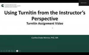 Turnitin Assignment Video