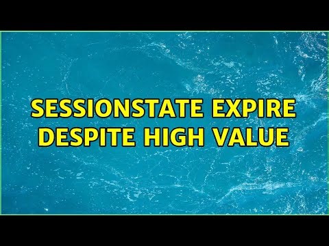 sessionState expire despite high value