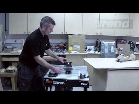 Demonstrating the Trend PRT Professional Router Table