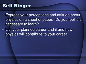 Bell Ringer - SlideServe