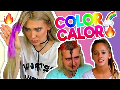 HAIR COLOR THAT CHANGES WITH HEAT? Tested | with Dalas and Ariann