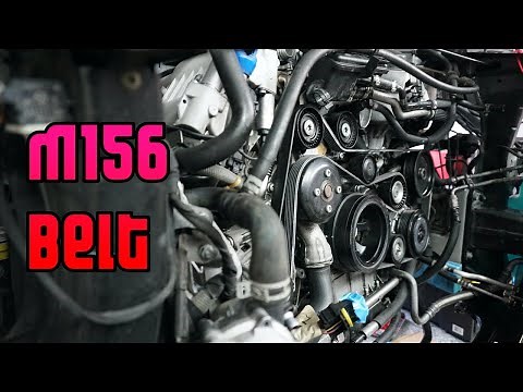 How to Replace Your Mercedes 63 AMG M156 V8 Serpentine Belt! - W164 ML63