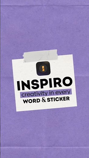 Design in 30 Seconds: Inspiro Stickers + Fonts. #editing #fontstyle #reels #instores