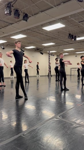 Men’s Ballet Technique Class with Artistic Director Bryce Lee 💪 Providing support and community for male dancers everywhere. 🌎 #themaledanceconnection #ballet #maledancer #adultdancer #balletdancer