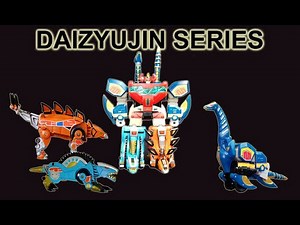 DX MMPR Daizyujin Kyouryuu Sentai Zyuranger / Mighty Morpin Power Rangers with T-rex and ptera