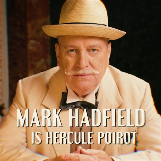 1K views · 244 reactions | Introducing Hercule Poirot: Mark Hadfield! Star of Stage, Screen and Radio - Mark Hadfield will take on the role of Hercule Poirot in Death on the Nile! Agatha Christie's Death on the Nile steams into Lowry this September! https://bit.ly/4lzcVqk | The Lowry | Facebook