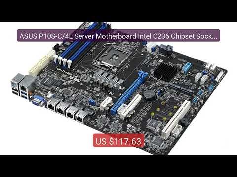 ASUS P10S-C/4L Server Motherboard Intel C236 Chipset Socket H... — Amazing Value 2026 | Must Have!