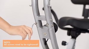 YOSUDA 5in1 Folding Exercise Bike Indoor Exercise Bicycle with 16-Level Magnetic Resistance and 330LB Capacity