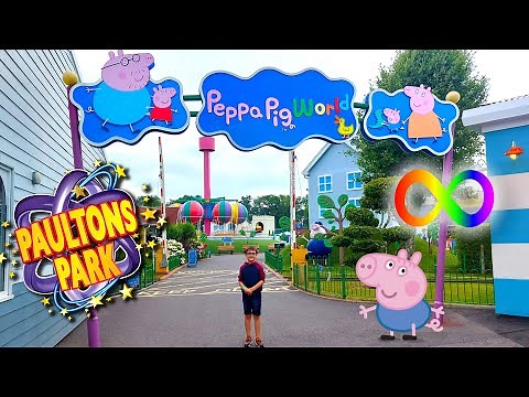 Exploring Peppa Pig World. 2 Fantastic Days at Paultons Park All the Rides for Young Children