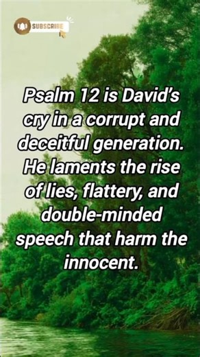 Psalm 12: The God Who Preserves Us in a Corrupt World. #shorts #viral