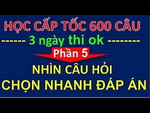 TIPS TO QUICKLY SOLVE FULL 600 DRIVING THEORY QUESTIONS (PART 5: HOW TO QUICKLY CHECK ANSWERS) - ...