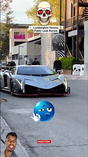 🐑 Lamborghini Veneno 🔥 Public Look Review #shorts #lamborghiniveneno #lamborghinivenenoroadster