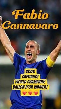 Fabio Cannavaro 2006. Captain. World Champion. Ballon d’Or Winner #fyp #azzurri #seriea #cannavaro