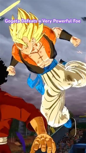 Gogeta Defeats a Very Powerful Foe #dragonballsparkingzero #dragonballz #gaming