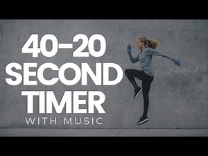 40/20 Second Interval Workout Timer with Music