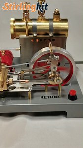 Retrol SE-02 Steam Engine https://bit.ly/4eGqrEs | Stirlingkit