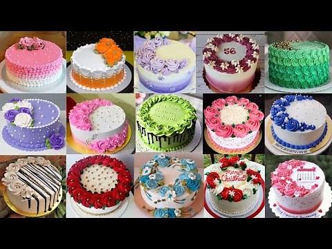 🌈Amazing Round Cake Decorating Ideas 2025/Round Cake Design/Anniversary Cake/Birthday Cake Design