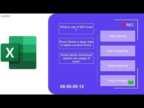 Introduction to Microsoft Excel.