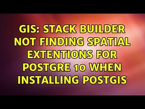 GIS: Stack Builder not finding spatial extentions for Postgre 10 when installing PostGIS
