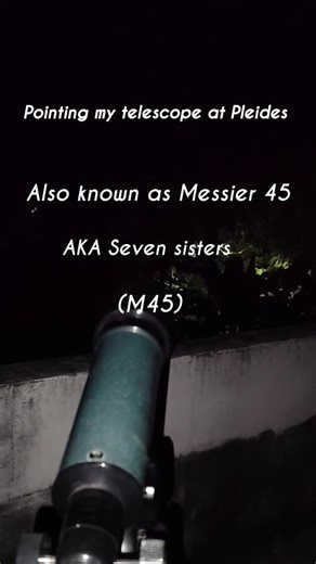✨ The Pleiades Star Cluster (M45)| 7 Sisters shining in the night sky 🌌
