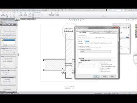 How to show what you want- SolidWorks Assembly Drawing Section