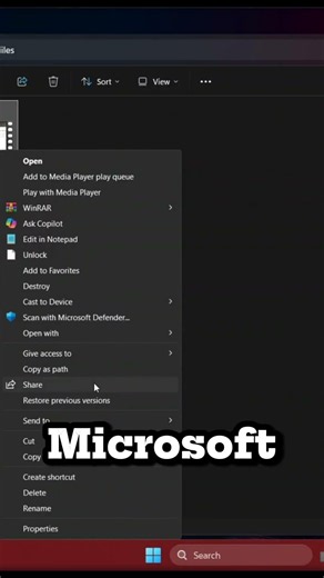 Open the Full Windows 11 Right-Click Menu Faster