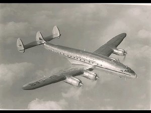 Lockheed Constellation vintage movie