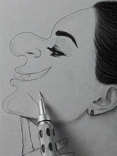 How to draw girl face tutorial with a pencil ✏️#howtodraw #drawingtutorial #drawinghands #pencildrawing✍ #facedrawing