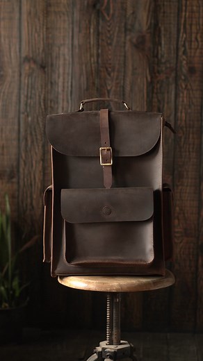 7.1K views · 57 reactions | Heritage Backpack Inspired by Vintage Saddle Bags  . . #boots #shoes #fashion #style #leather #heritage #leatherbags #love #hog #traveler #saddlery #fullgrainleather #handcrafted #cowboyboots #shopping #footwear #blackboots #handmade #saddlebag #vintage | Craft and Glory | Facebook