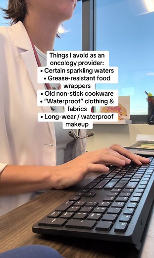These aren’t random lifestyle choices — they’re based on what we know about PFAS (“forever chemicals”) and cancer risk. PFAS are used to make products non-stick, grease-resistant, and waterproof — but they accumulate in the body and persist for years. Why I pay attention as an oncology provider: • The International Agency for Research on Cancer (IARC) classified PFOA as carcinogenic to humans and PFOS as possibly carcinogenic • Human studies consistently show the strongest cancer associations wi