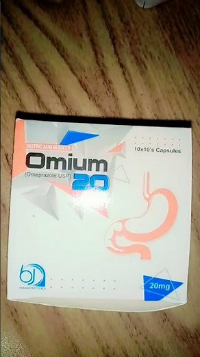 Capsule Omeprazole 20 mg Use For Stomach Pain And Acidity Reducer.