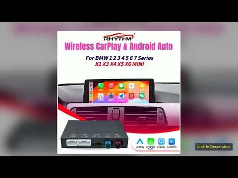 Wireless Apple CarPlay Android Auto Intelligent Decoder Box For BMW 1 2 3 4 5 6 7 Series X3 X4 X5