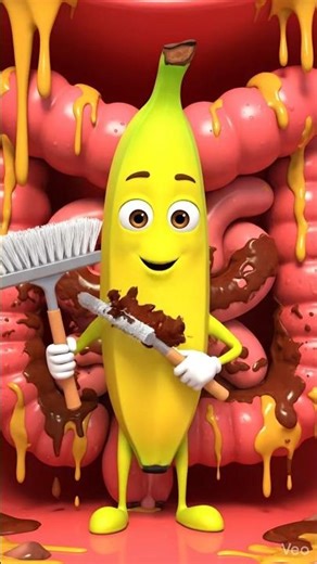 কাঁচা কলা পেট পরিষ্কার করে | Kaccha Kela Stomach Cleaning Animation | Healthy Digestion 3D#কাঁচা_কলা