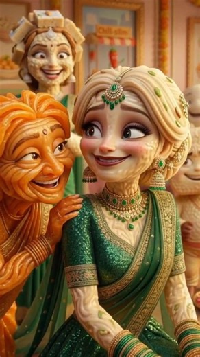 Mehendi Me Naam Likha… Phir Jo Hua Shock Kar Dega 😳💚 | Part 8. #shorts #foodlovestory #aianimation