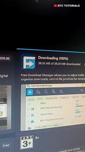 Get Download Manager App for FREE! Boost all your downloads up to 10 times, process media files of various popular formats, drag&drop URLs right from a web browser as well as simultaneously download multiple files! #downloadmanager #download #fdm #pctips | RTC Tutorials