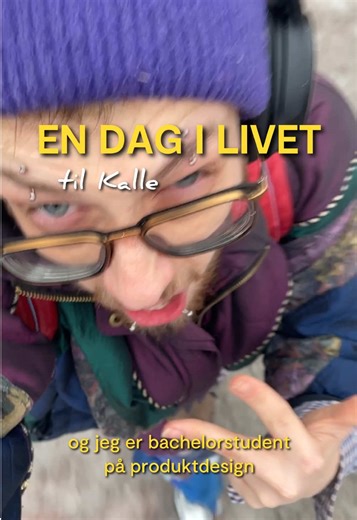 Kalle studerer for å bli produktdesigner 🌟 Se hvordan studiehverdagen på Campus Kjeller er 👷‍♂️🔨 #produktdesign #oslomet