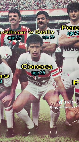 sao paulo fc campeao brasileiro serie a 1986 | theire age in 1986 #saopaulo #football #squad #shorts #viraltiktok