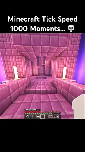 When tick speed is at 1000 #minecraft #cleargaming #ytshorts #memes #gaming #tick #speed #moments