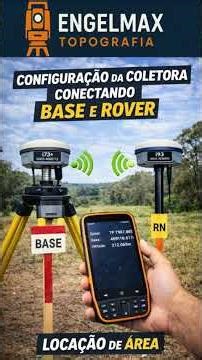 Configuração Completa Base e Rover no LandStar | i73+ e i93 Passo a Passo para Topografia RTK