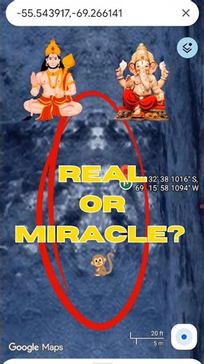 Google Earth Shows Mysterious Hanuman Pattern! 😱 Myth or Reality? #shorts