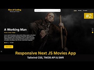 Build a Responsive Navbar with Quick Search in Next.js Movies App – Tailwind CSS & TMDB API