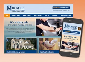 Miracle Plumbing in Canton Launches Redesigned Website