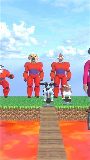 🐕🎶🐈🎶🐄🎶LET'S DANCE?#dog #cow #chicken